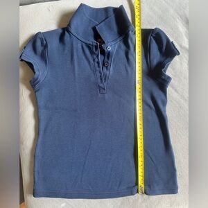VGUC- Cat and Jack School uniform polo shirt- size 6/7